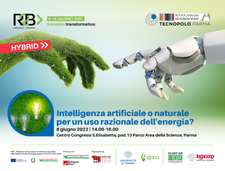 8 giugno: energia e intelligenza artificiale al centro del primo evento a Parma di R2B – Research to Business﻿