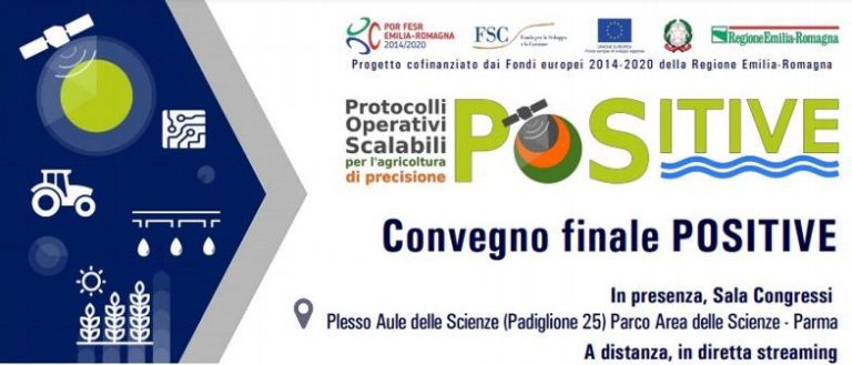 30 novembre: al Campus di Parma un convegno sui risultati del progetto Positive sull’irrigazione intelligente