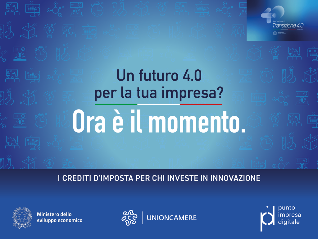 Crediti di imposta e investimenti in innovazione: lunedì 29 novembre webinar Camera di Commercio-MISE