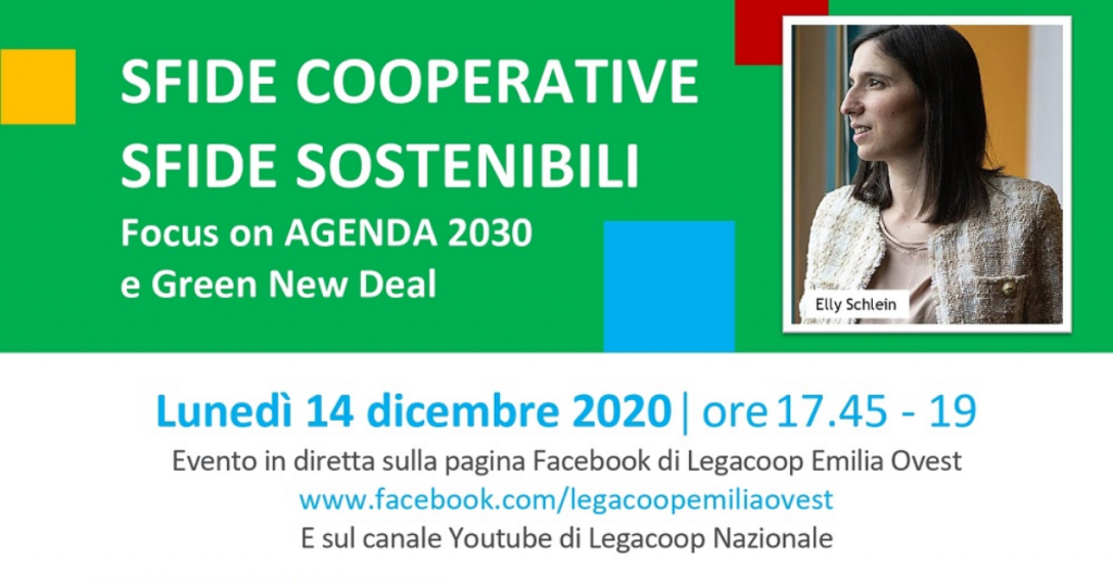 14 dicembre: “Sfide cooperative – Sfide sostenibili. Focus on Agenda 2030 e Green New Deal”