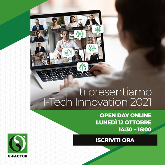 OPEN DAY – I Tech Innovation program 2021