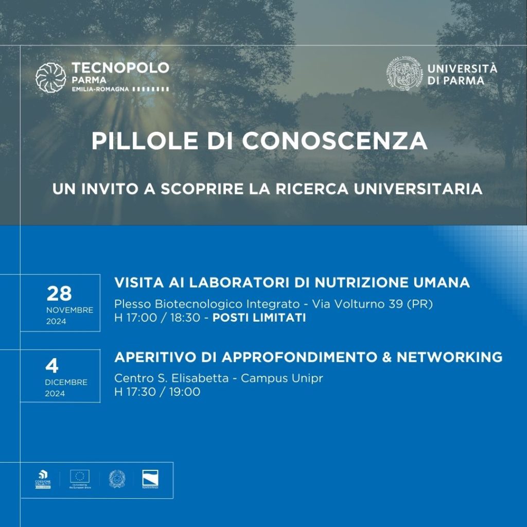 Pillole di conoscenza: al via il programma del Tecnopolo di Parma dedicato alle imprese del territorio