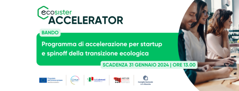 In partenza il programma EcosistER Accelerator