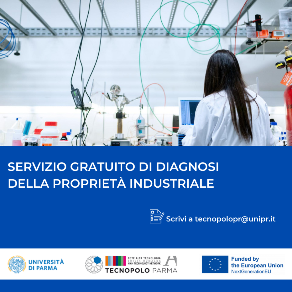 Attivo il servizio gratuito dell’Università di Parma di diagnosi della proprietà industriale per le PMI nazionali